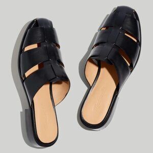 Madewell Dixson Fishermans Sandal - Black Size 9